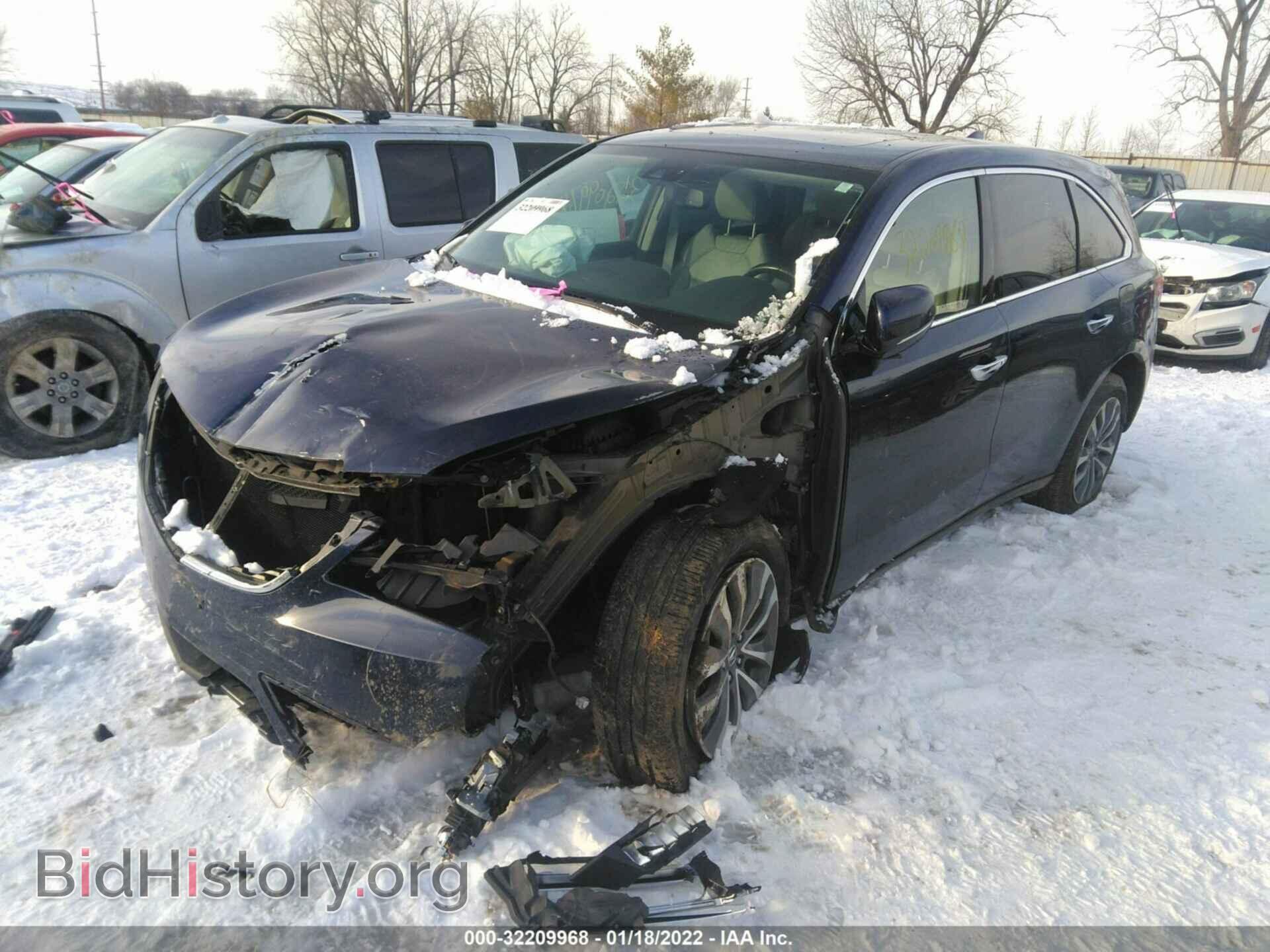 2015 ACURA MDX - VIN: 5FRYD4H41FB017985 - Фото 2