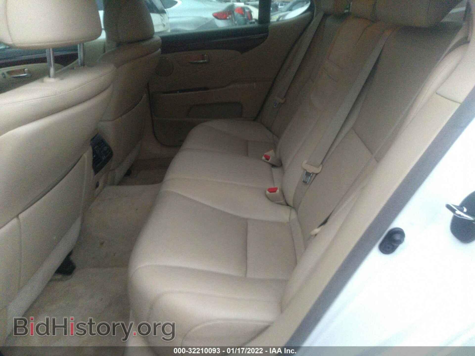 2007 LEXUS LS 460 - VIN: JTHBL46F675040341 - Фото 8