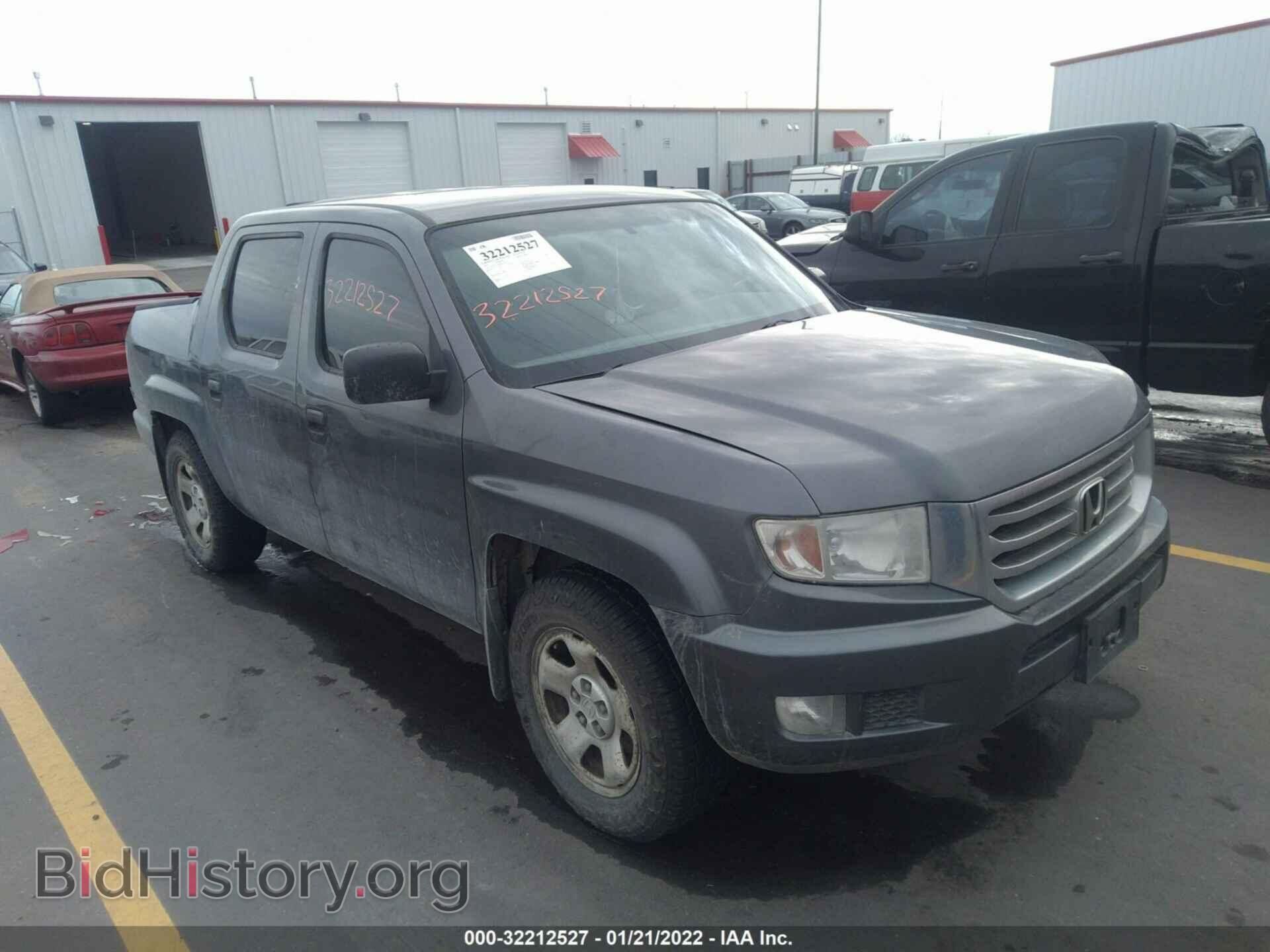 Photo 5FPYK1F25CB003209 - HONDA RIDGELINE 2012