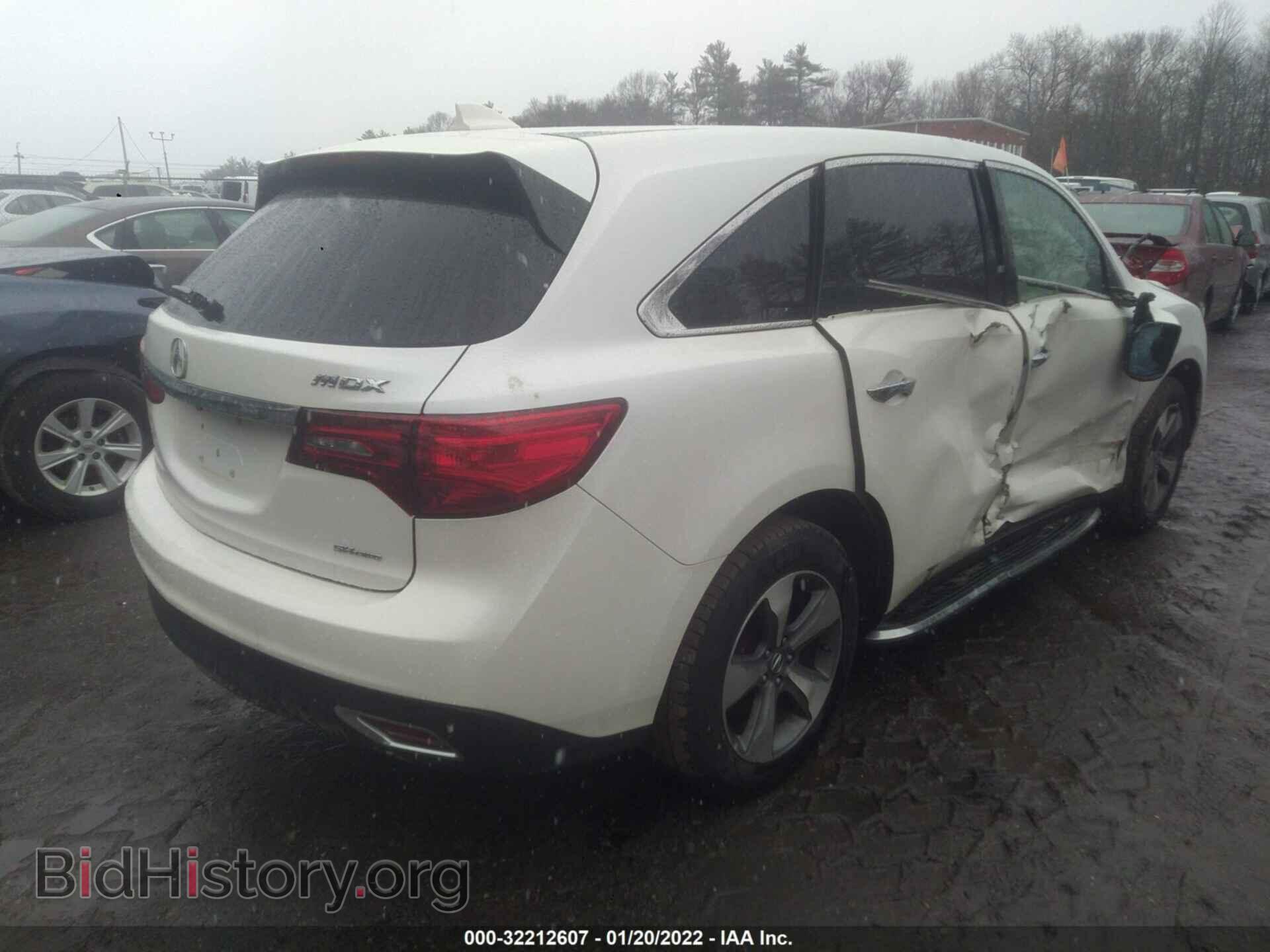 2014 ACURA MDX - VIN: 5FRYD4H20EB007882 - Фото 4
