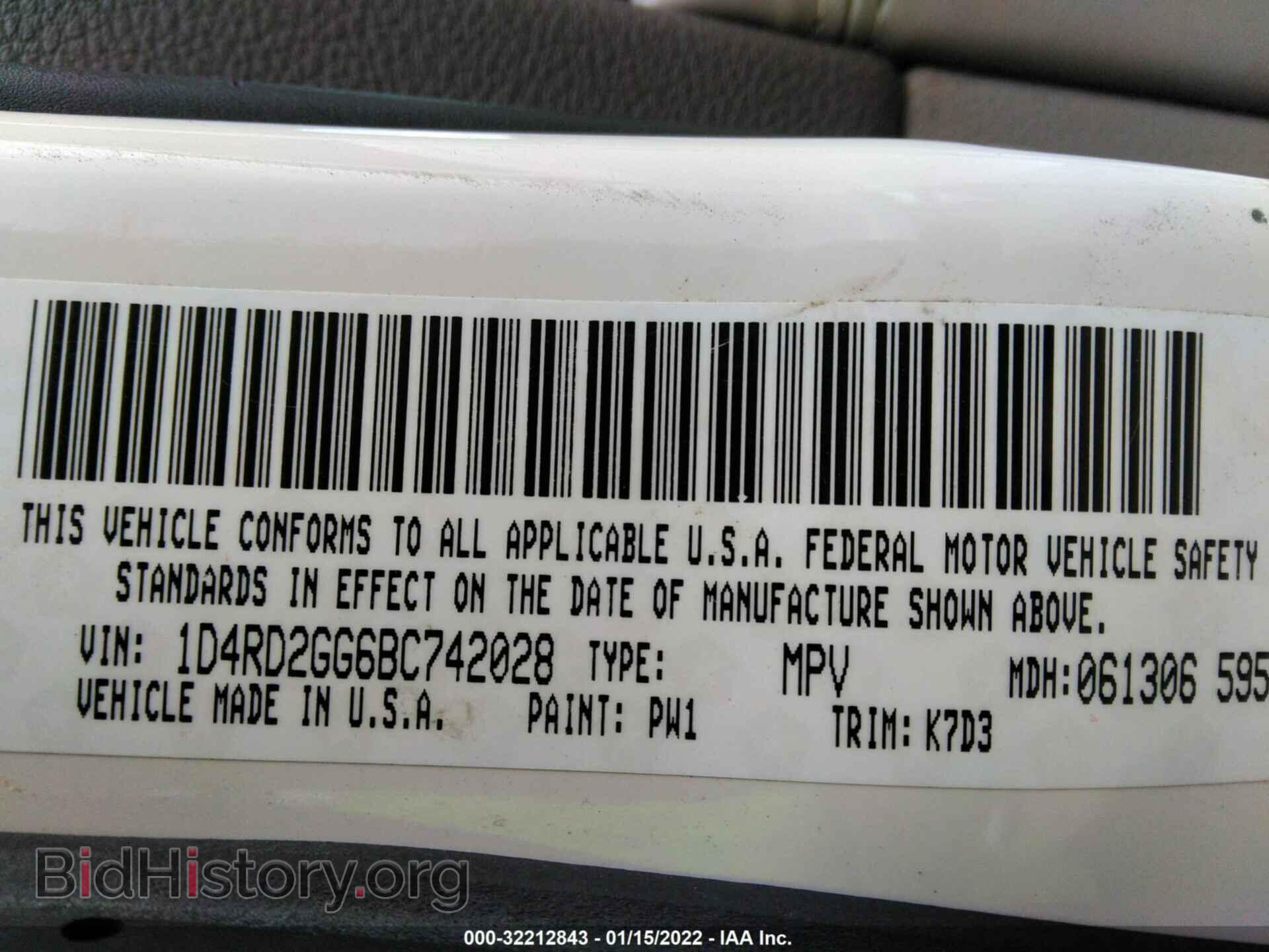 2011 DODGE DURANGO - VIN: 1D4RD2GG6BC742028 - Photo 9