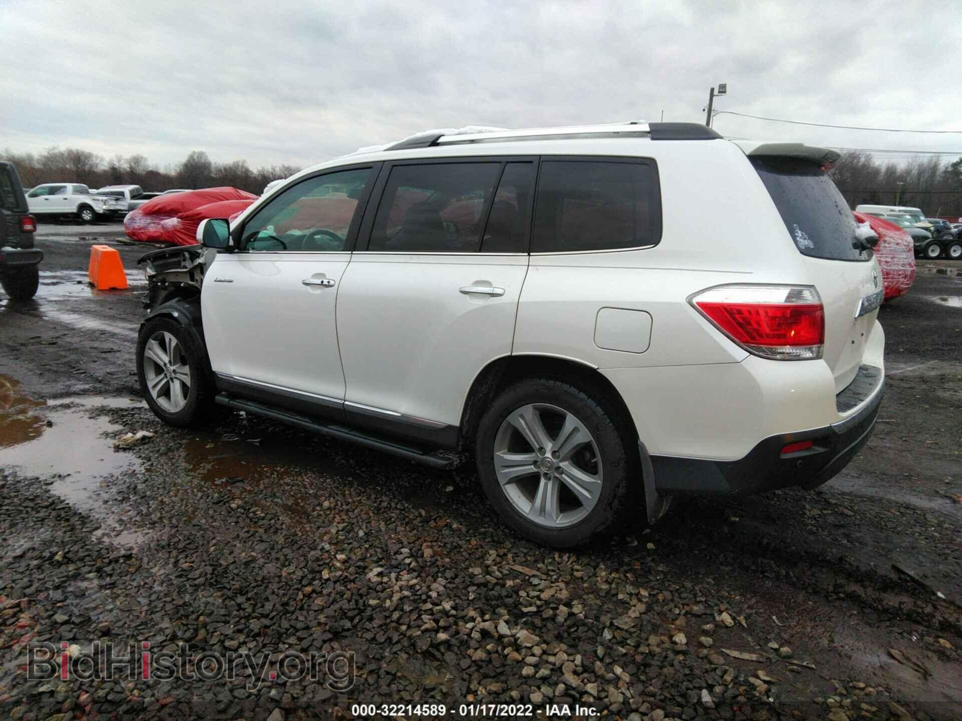 2013 TOYOTA HIGHLANDER - VIN: 5TDDK3EH8DS257597 - Фото 3
