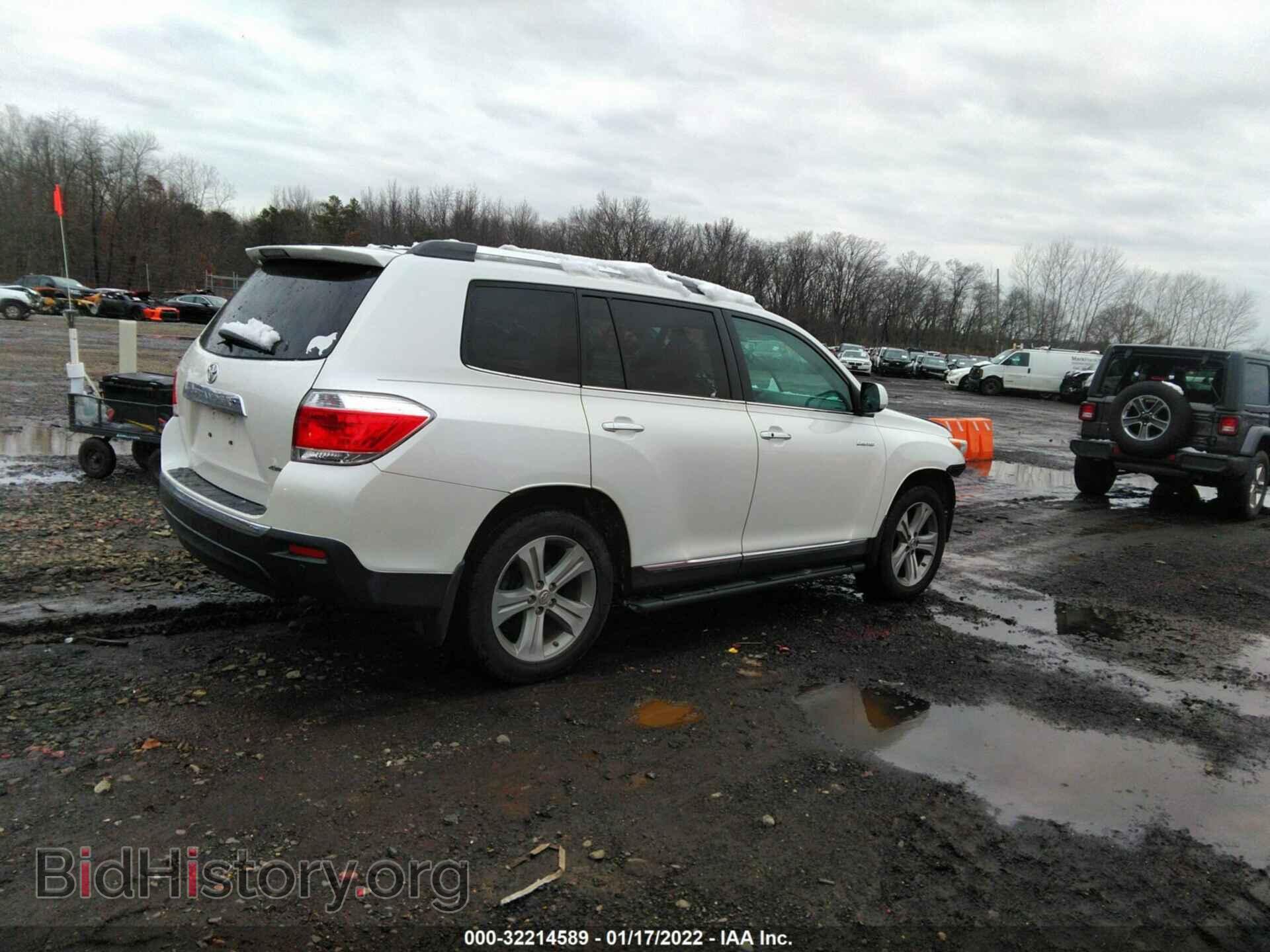 2013 TOYOTA HIGHLANDER - VIN: 5TDDK3EH8DS257597 - Фото 4