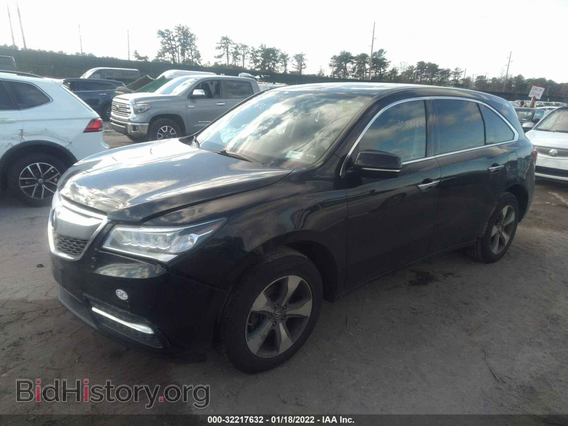 2014 ACURA MDX - VIN: 5FRYD4H21EB048778 - Photo 2