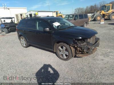 2010 Dodge JOURNEY SXT, черный — VIN 3D4PH5FV9AT122581, IAAI