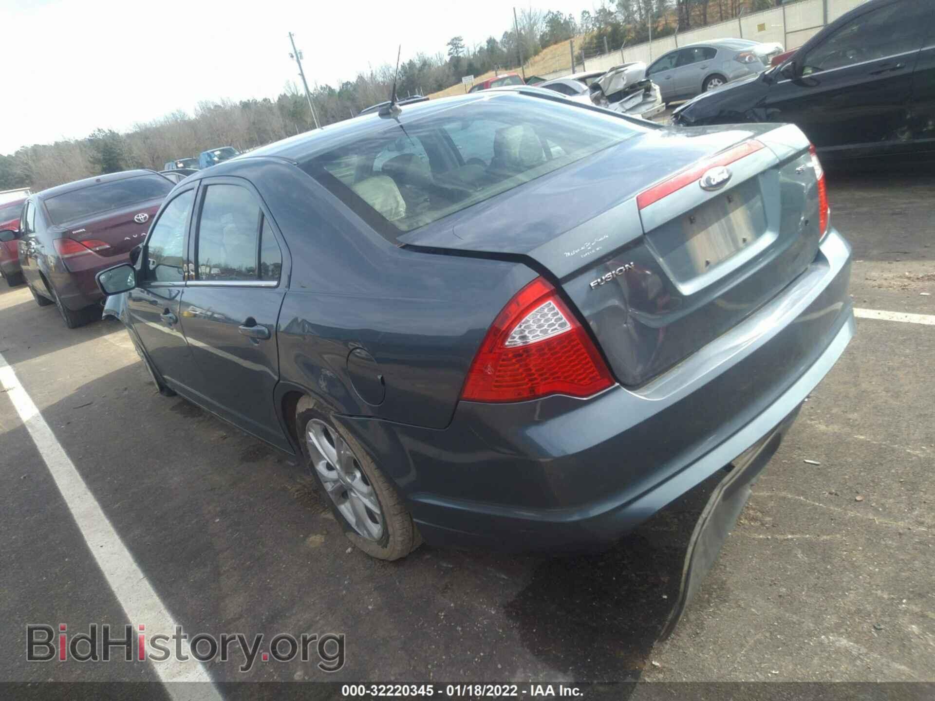 2012 FORD FUSION - VIN: 3FAHP0HA8CR314842 - Фото 3