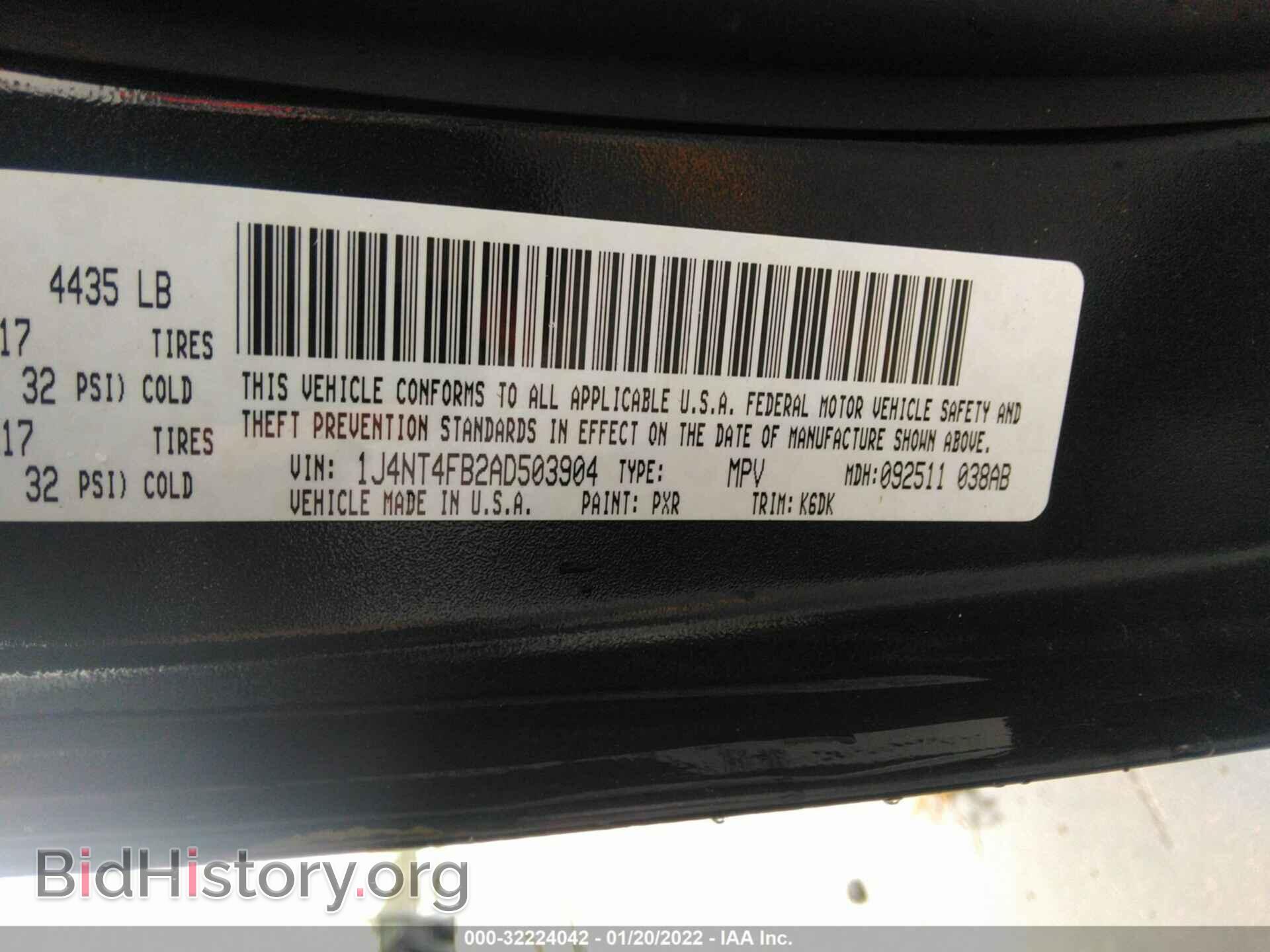 2010 JEEP COMPASS - VIN: 1J4NT4FB2AD503904 - Фото 9