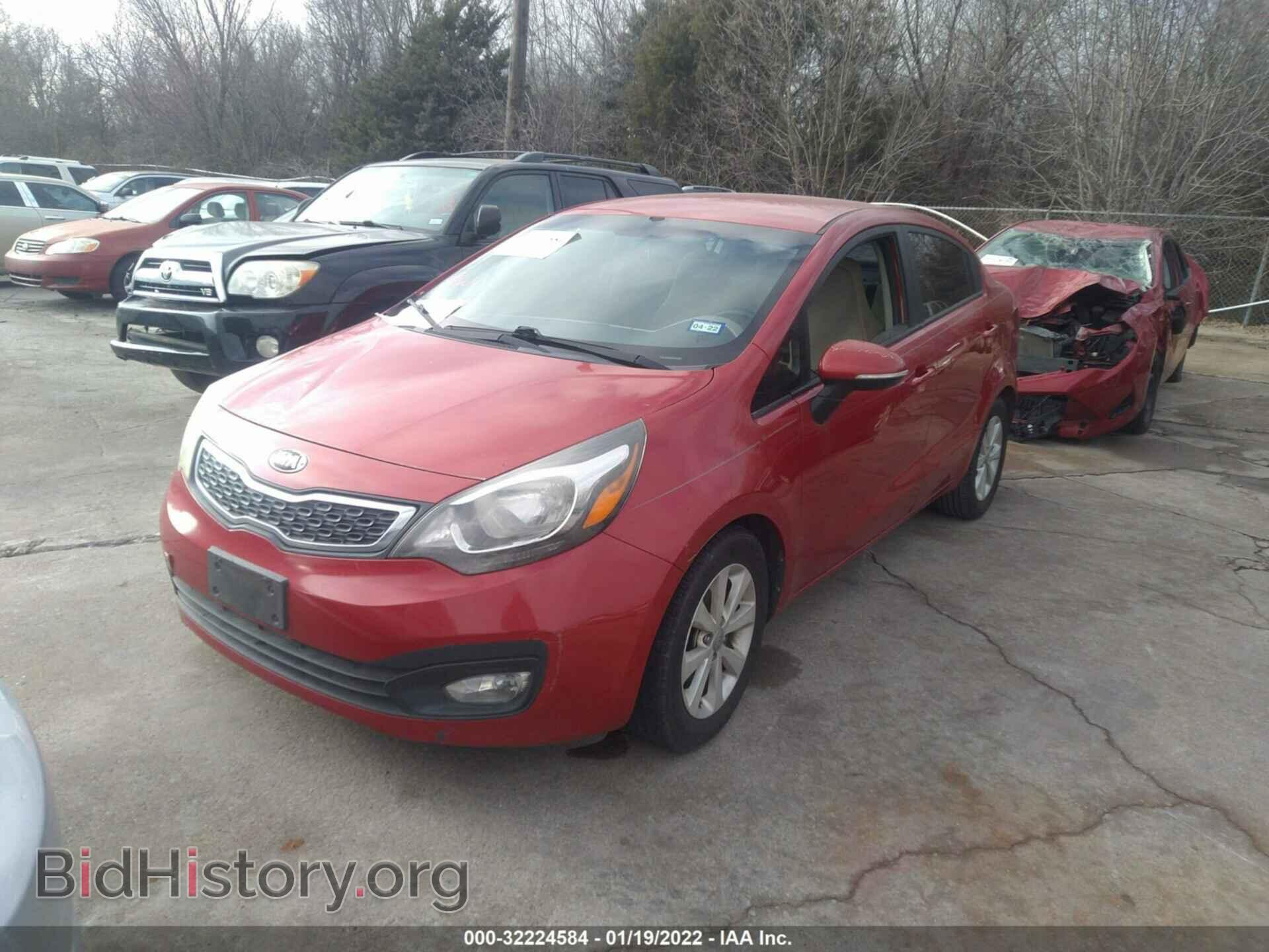 2013 KIA RIO - VIN: KNADN4A36D6193693 - Фото 2