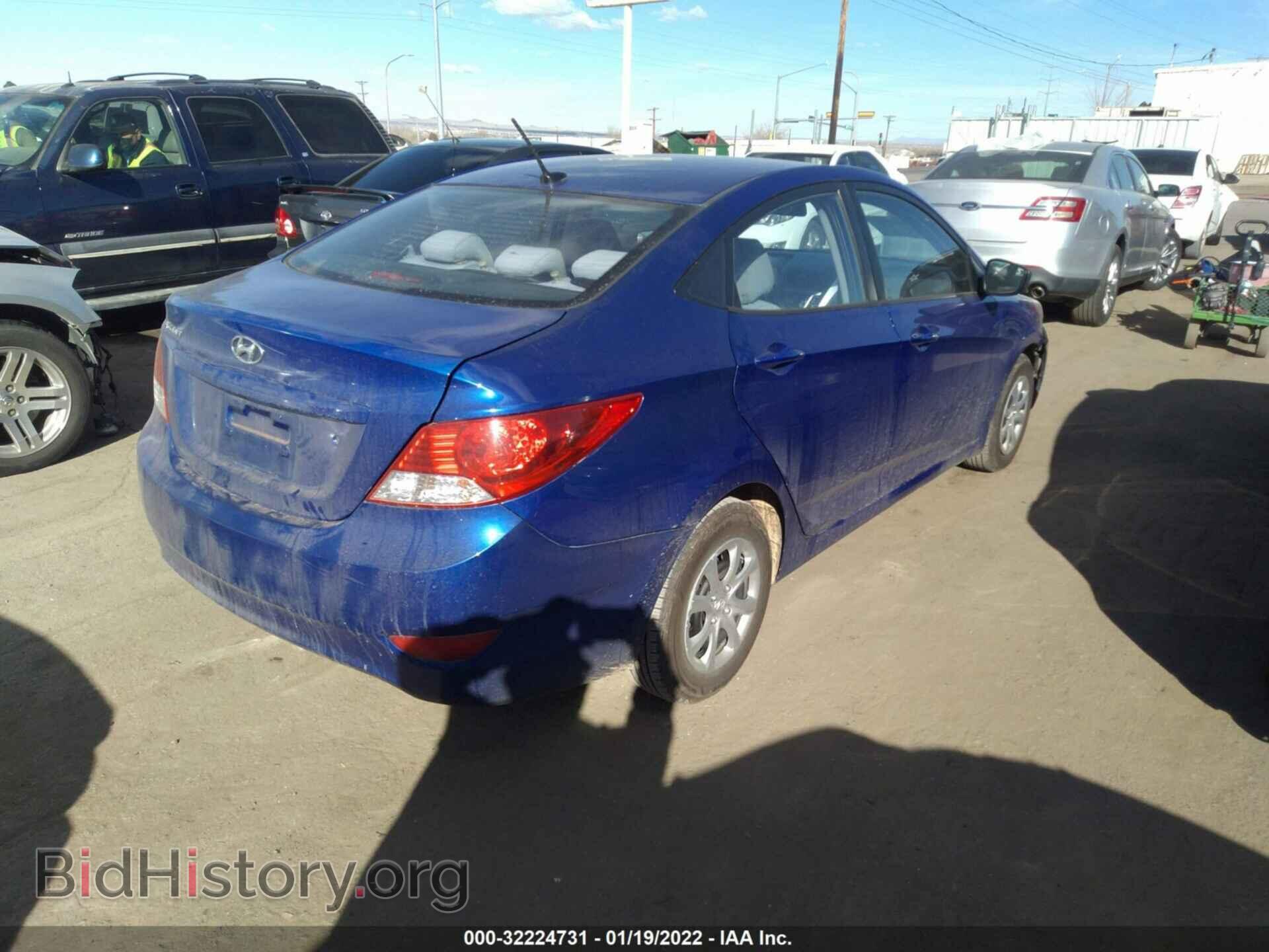 2014 HYUNDAI ACCENT - VIN: KMHCT4AEXEU613714 - Фото 4