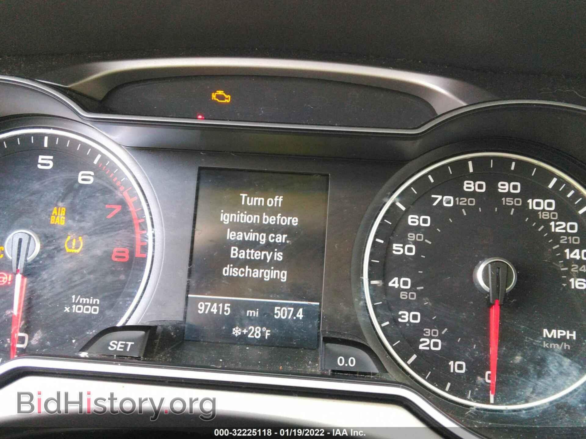 2014 AUDI A4 - VIN: WAUDFAFLXEA062107 - Фото 7