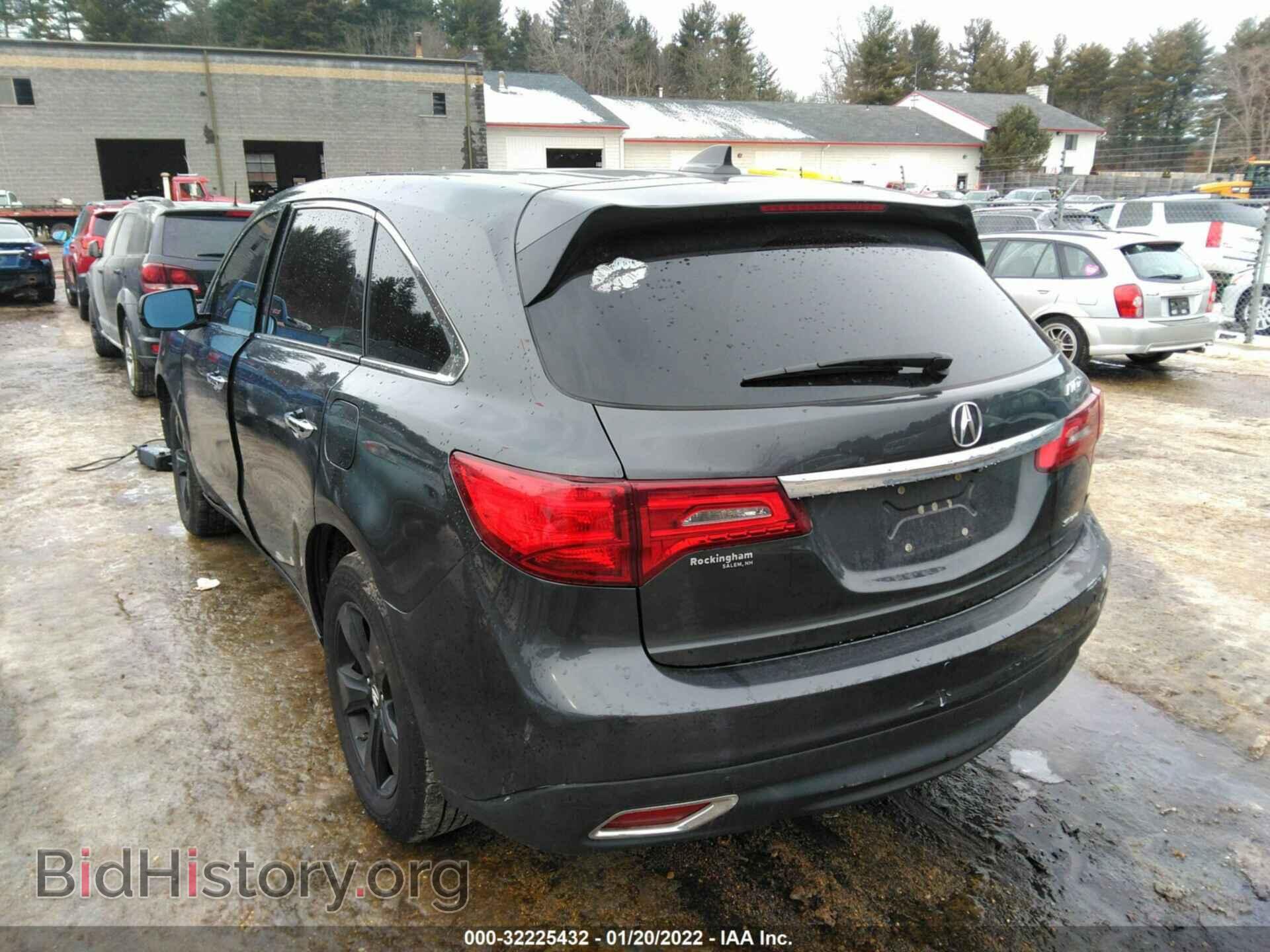 2015 ACURA MDX - VIN: 5FRYD4H29FB010927 - Фото 3