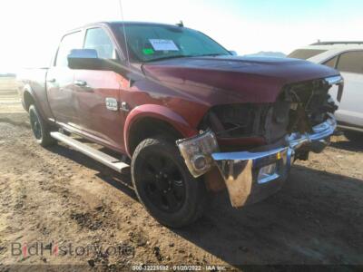2015 RAM 2500 Longhorn, maroon — VIN 3C6UR5GL2FG692892, IAAI