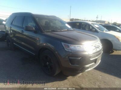2019 Ford EXPLORER XLT, серый — VIN 1FM5K7D82KGA87950, IAAI