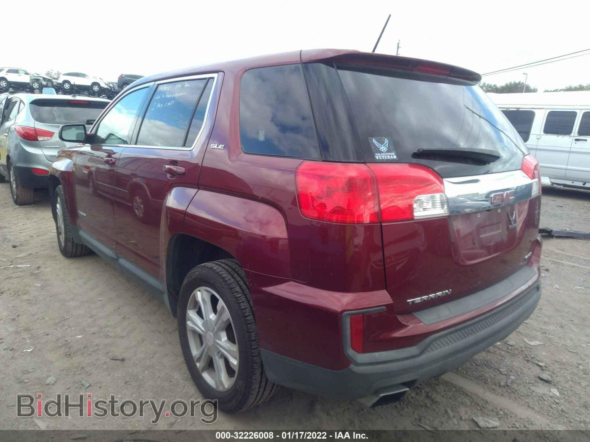2017 GMC TERRAIN - VIN: 2GKFLSEK2H6139416 - Фото 3