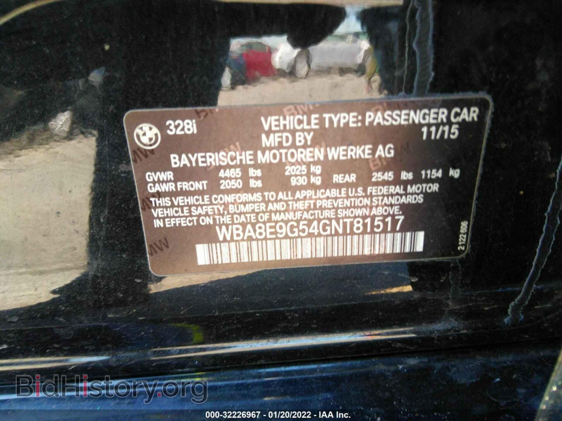 2016 BMW 3 SERIES - VIN: WBA8E9G54GNT81517 - Фото 9