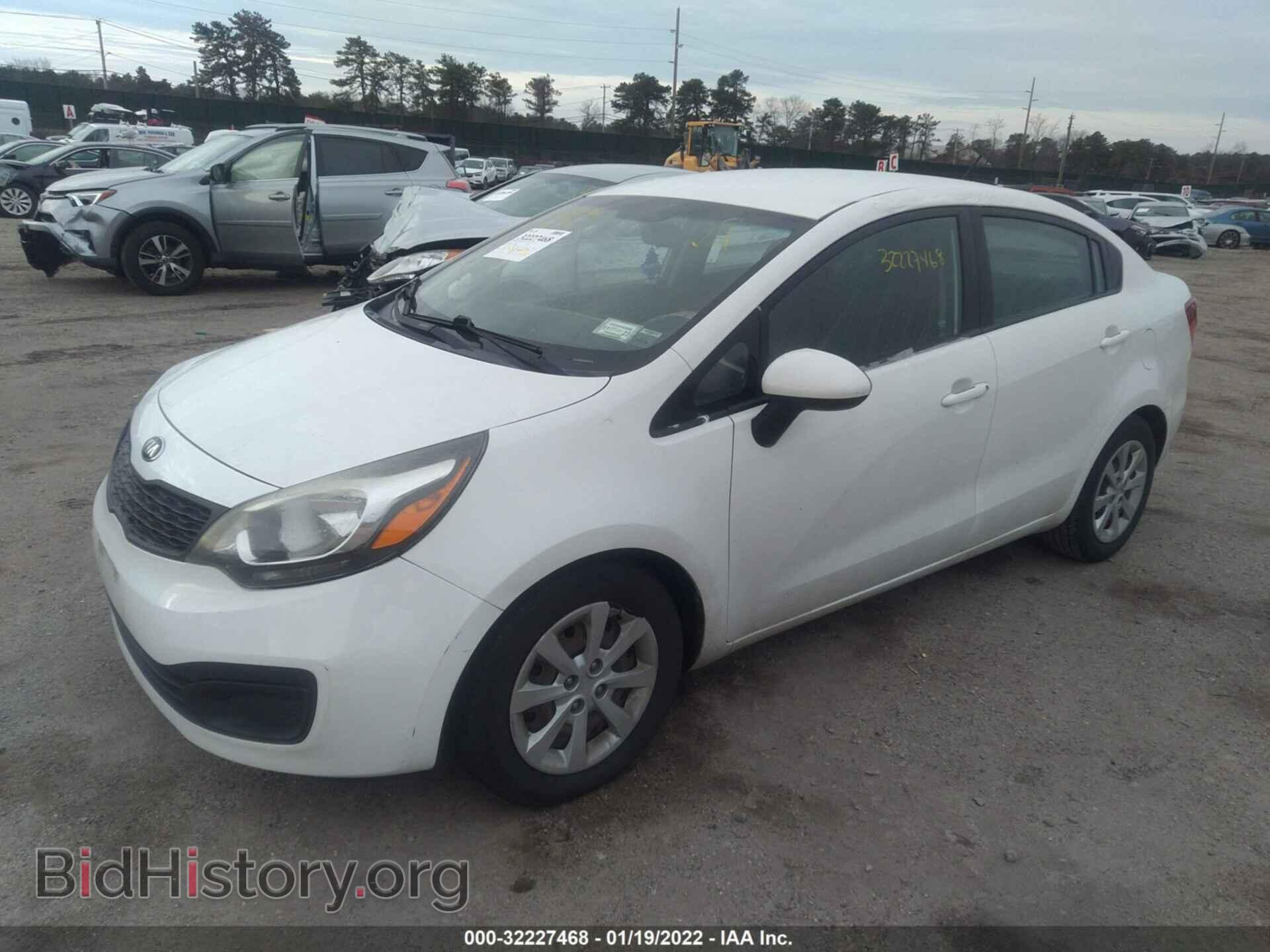 2013 KIA RIO - VIN: KNADM4A37D6165274 - Фото 2