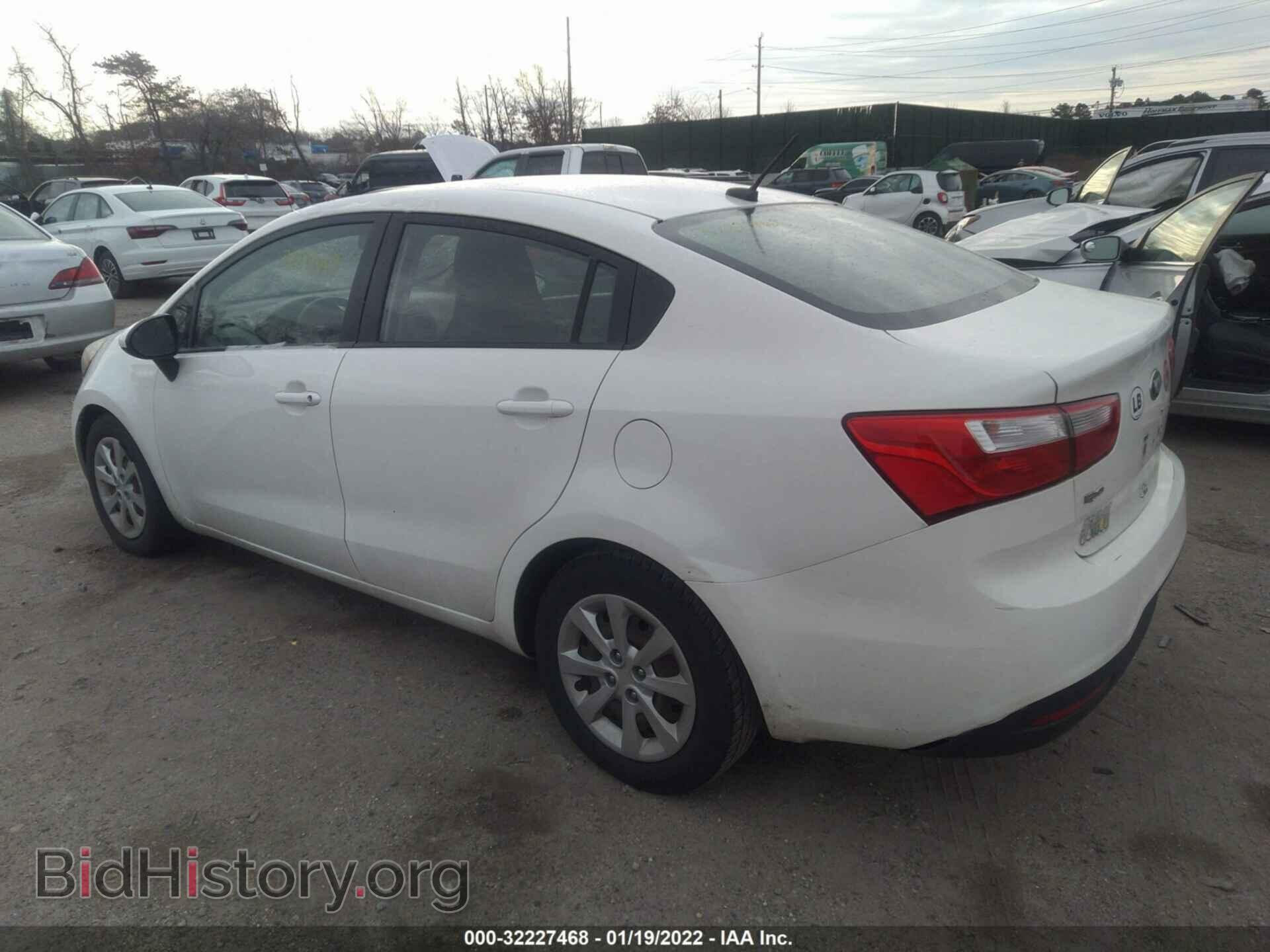 2013 KIA RIO - VIN: KNADM4A37D6165274 - Фото 3