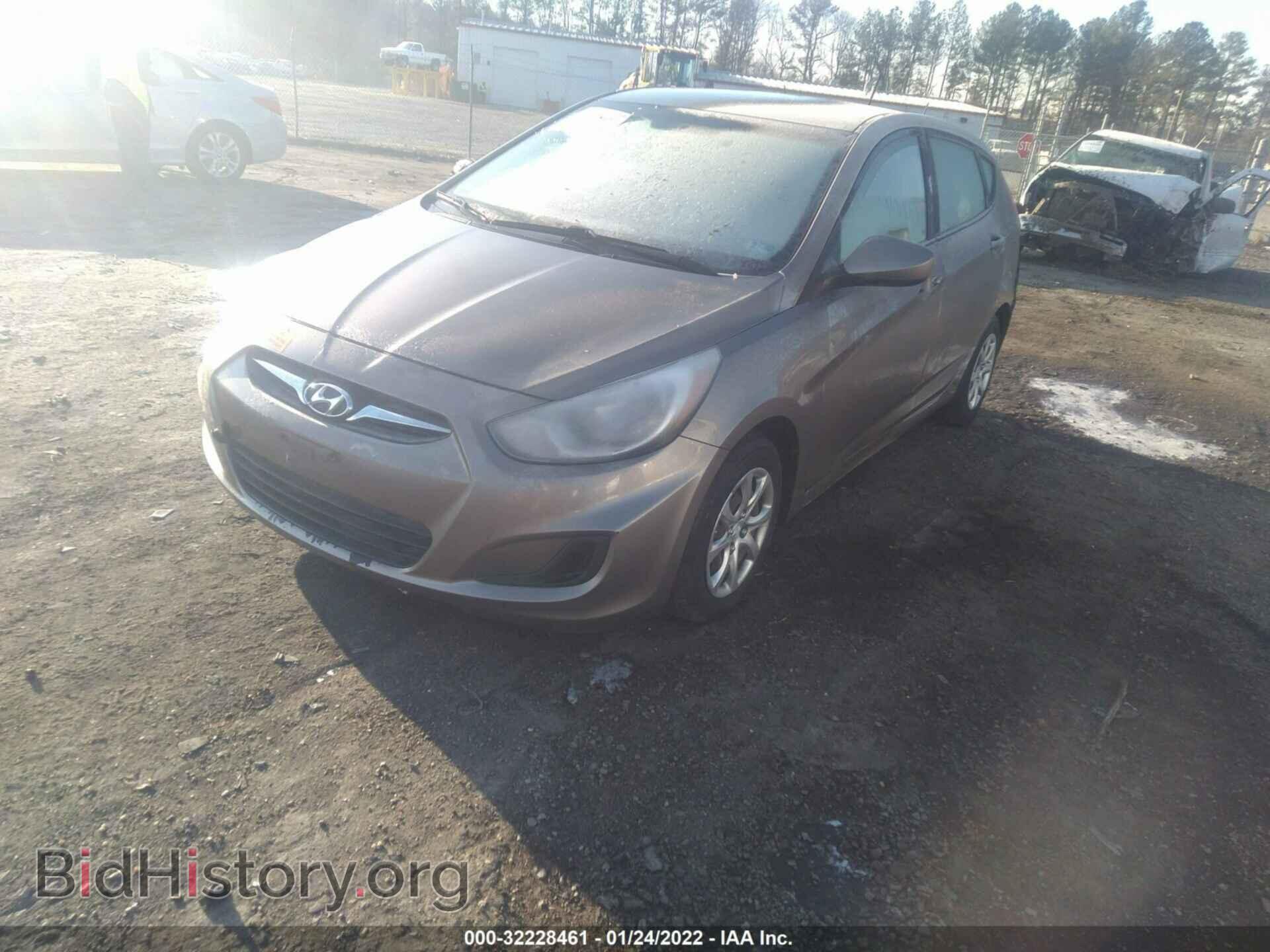 2013 HYUNDAI ACCENT - VIN: KMHCT5AE5DU125727 - Фото 2