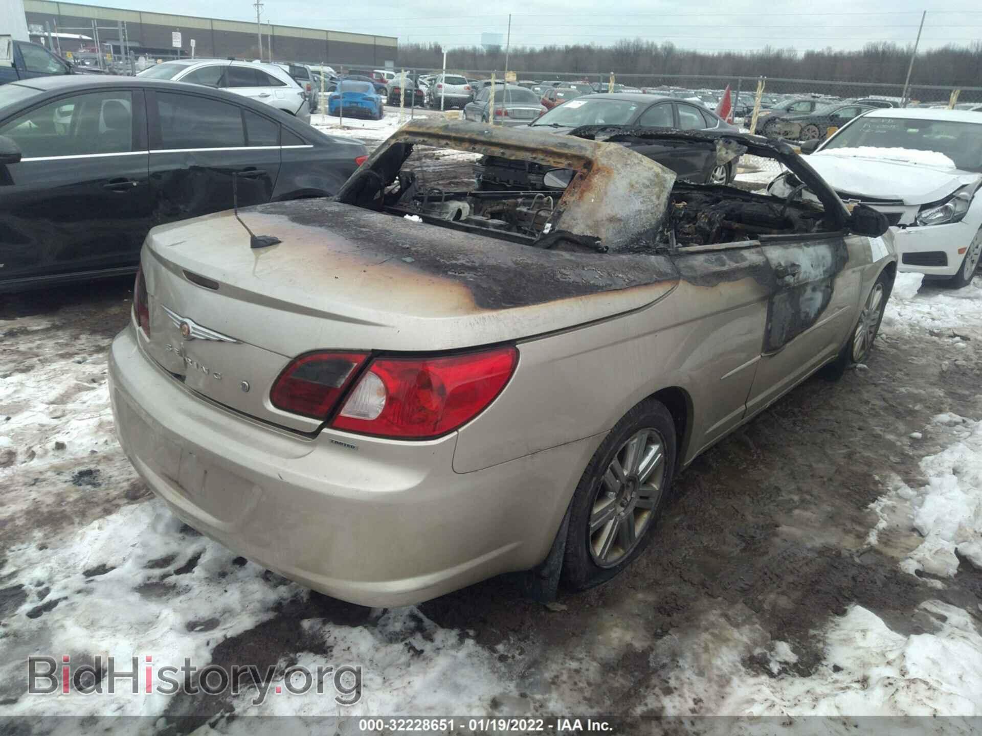 2008 CHRYSLER SEBRING - VIN: 1C3LC65M38N634327 - Фото 4