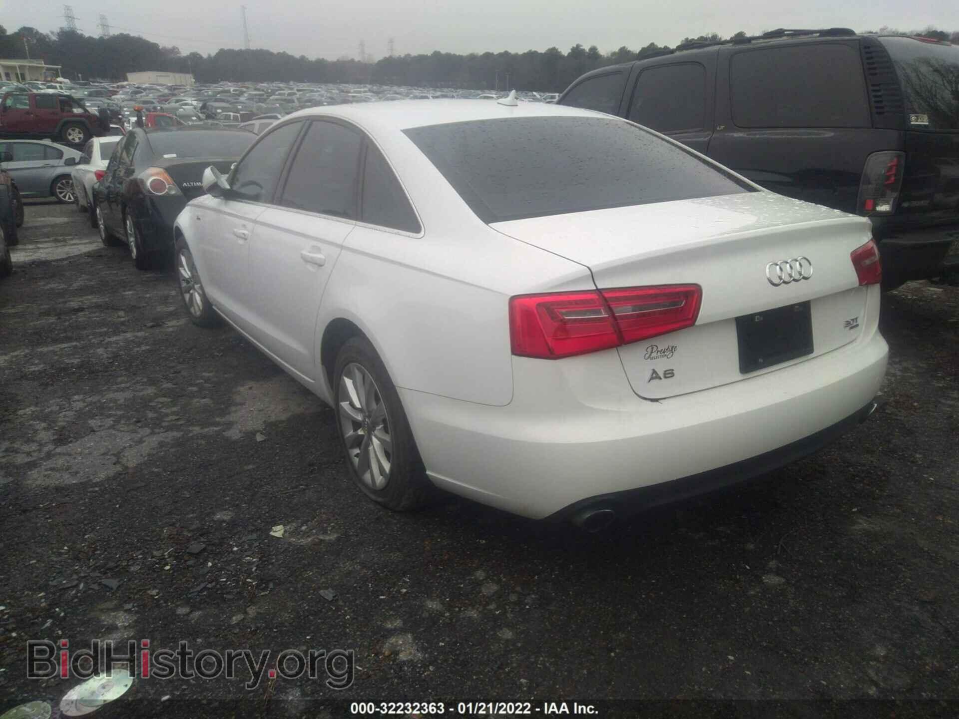 2012 AUDI A6 - VIN: WAUBGAFC8CN010291 - Фото 2