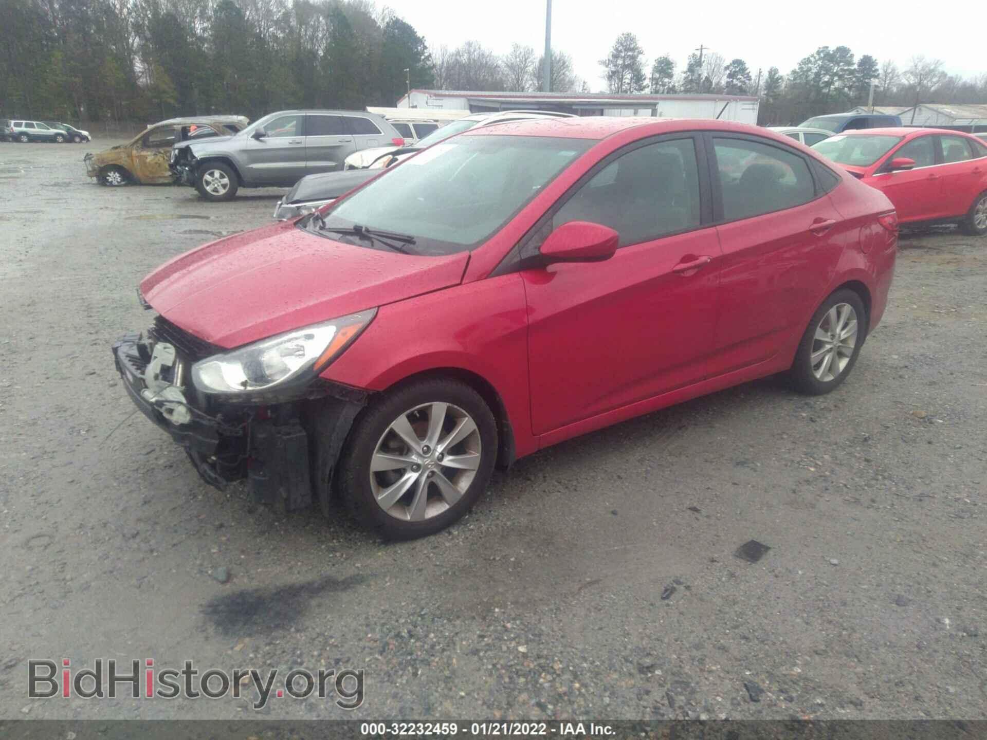 2013 HYUNDAI ACCENT - VIN: KMHCU4AE4DU404884 - Фото 2
