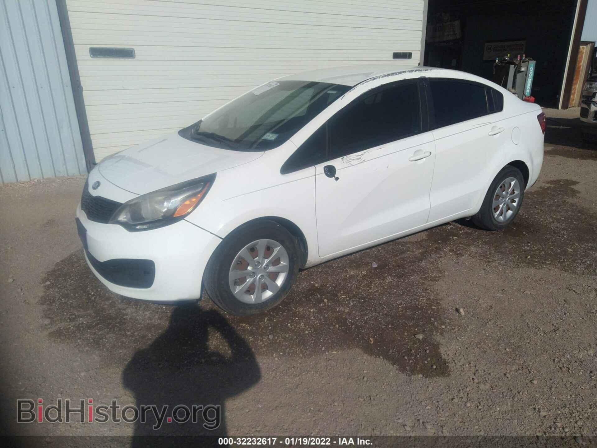 2013 KIA RIO - VIN: KNADM4A39D6274187 - Фото 2