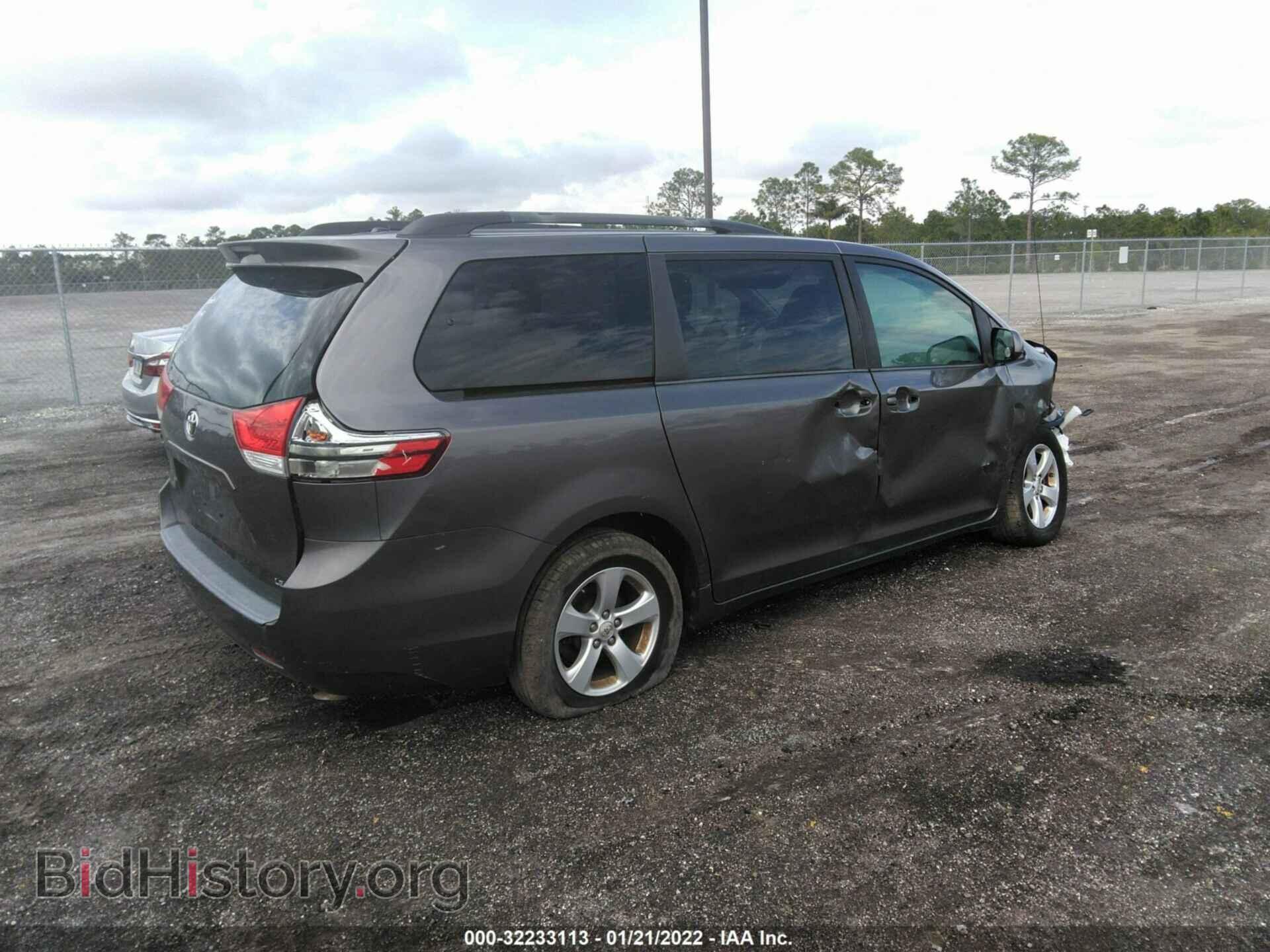 2013 TOYOTA SIENNA - VIN: 5TDKK3DC8DS287079 - Фото 4