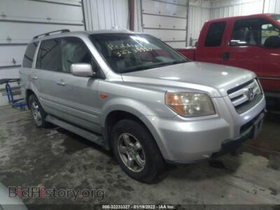 2006 Honda PILOT EX-L, серебристый — VIN 2HKYF18506H553931, IAAI