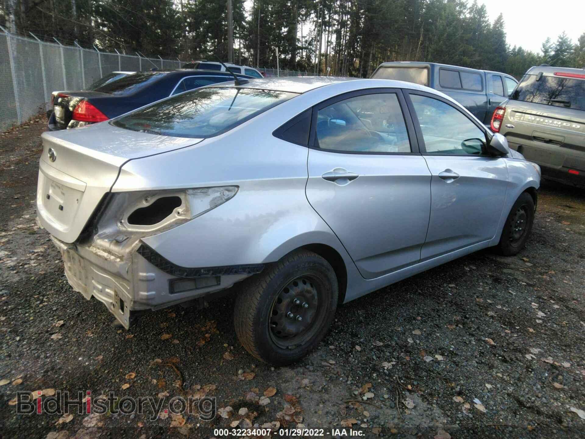 2014 HYUNDAI ACCENT - VIN: KMHCT4AE7EU603092 - Фото 4
