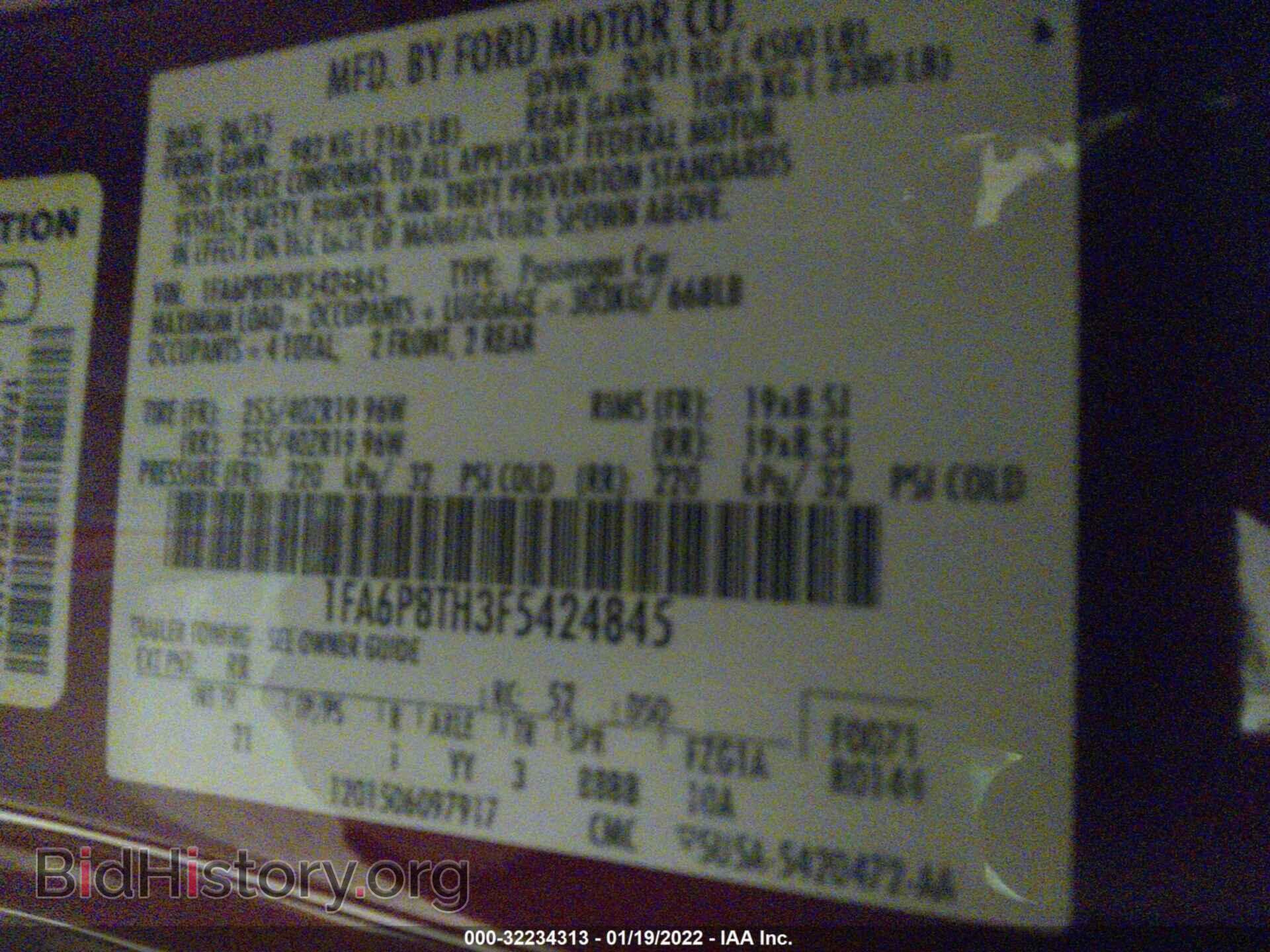 2015 FORD MUSTANG - VIN: 1FA6P8TH3F5424845 - Фото 9