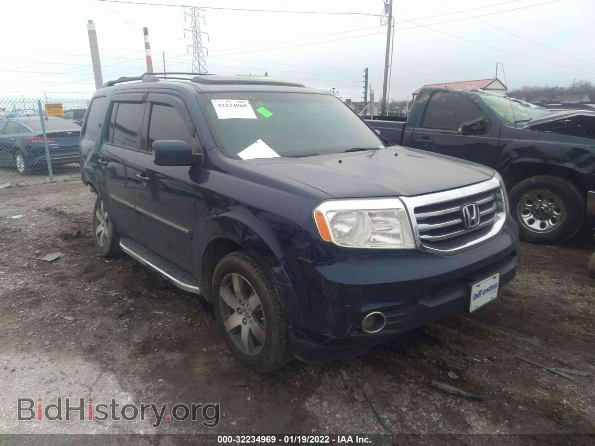 Фотография 5FNYF4H93DB031701 - HONDA PILOT 2013