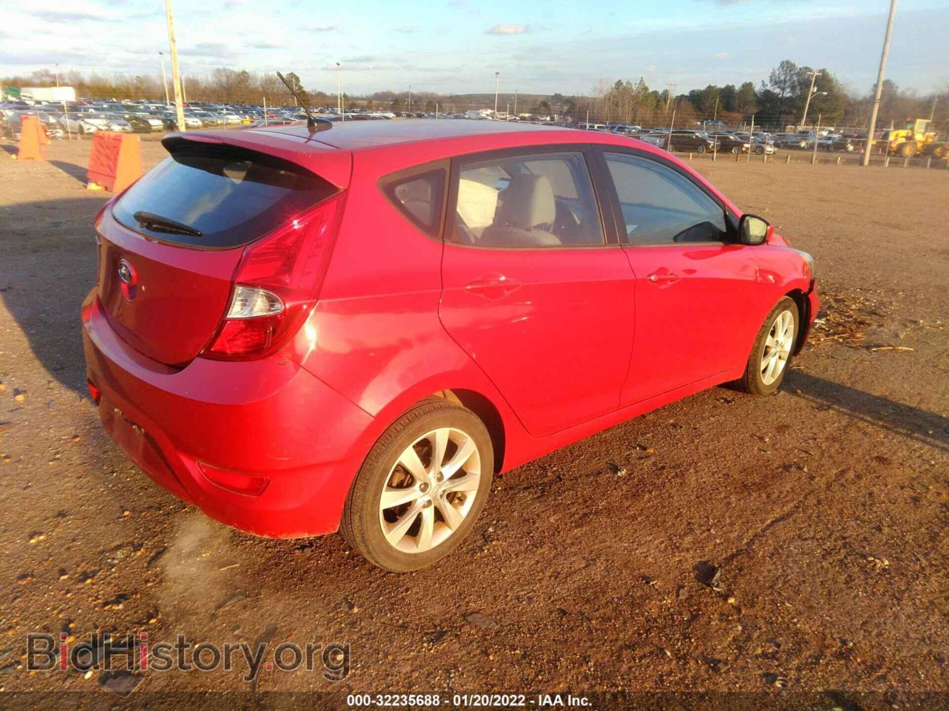 2012 HYUNDAI ACCENT - VIN: KMHCU5AE7CU038679 - Фото 4