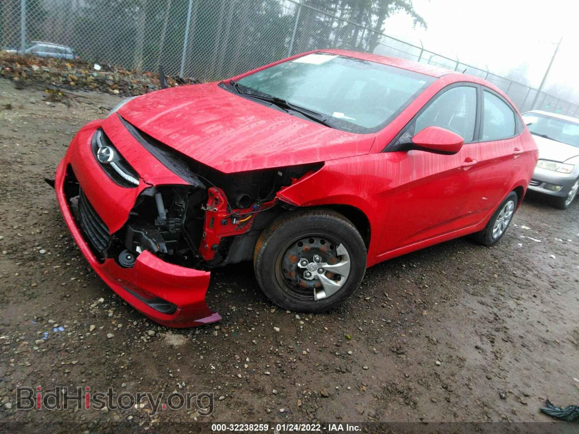 2016 HYUNDAI ACCENT - VIN: KMHCT4AE3GU985298 - Фото 2