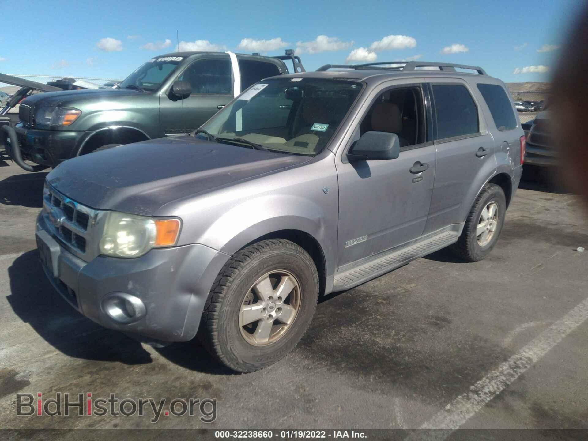 2008 FORD ESCAPE - VIN: 1FMCU03128KD07977 - Фото 2