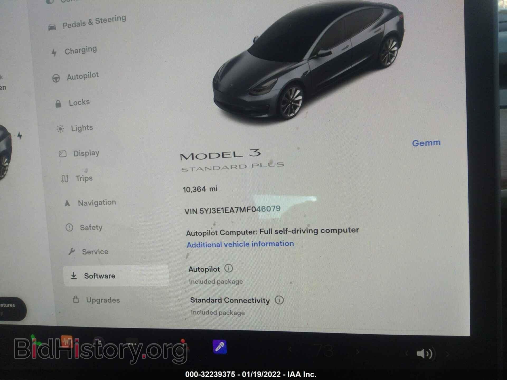 2021 TESLA MODEL 3 - VIN: 5YJ3E1EA7MF046079 - Photo 7