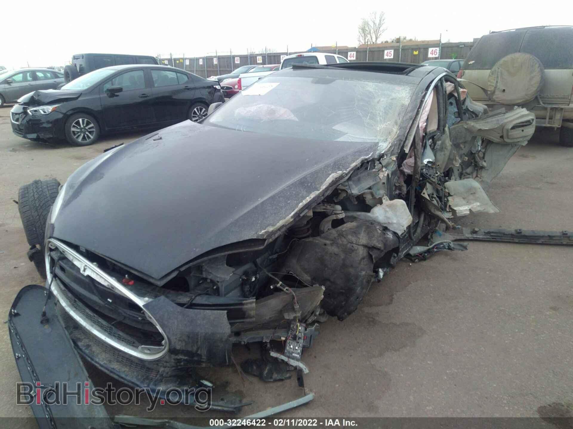 2014 TESLA MODEL S - VIN: 5YJSA1H12EFP38366 - Фото 2