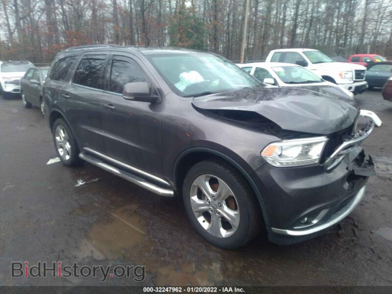 2014 Dodge DURANGO Limited (VIN 1C4RDJDG3EC592587) — фото 1 из 11, IAAI, повреждение: передняя часть