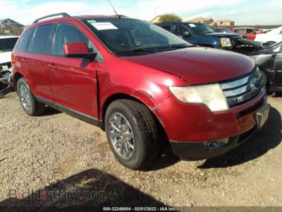 2008 Ford EDGE SEL, red — VIN 2FMDK48C68BA40879, IAAI