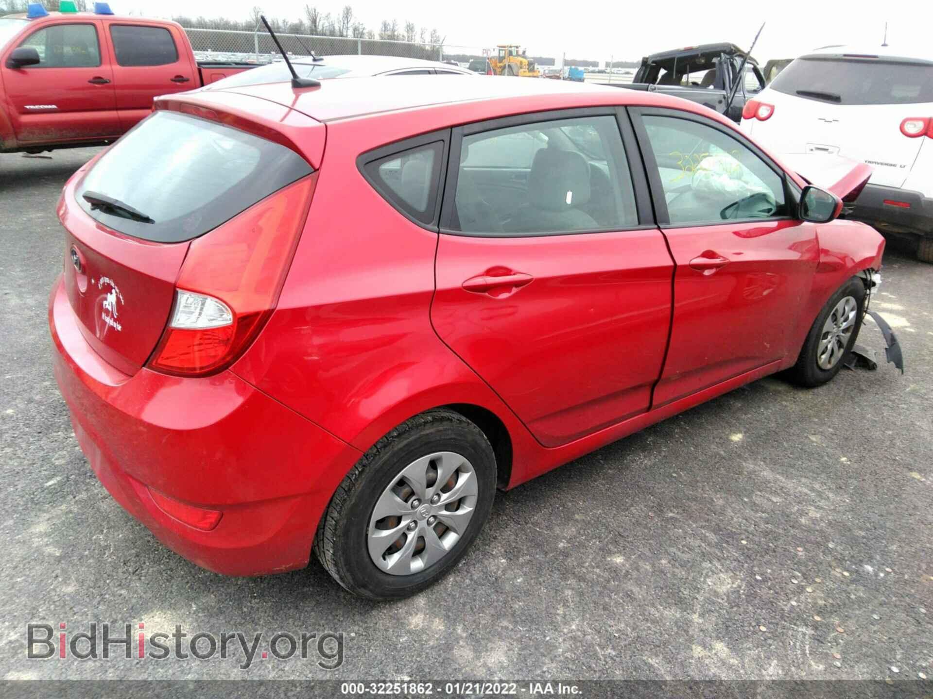 2017 HYUNDAI ACCENT - VIN: KMHCT5AE2HU335322 - Фото 4