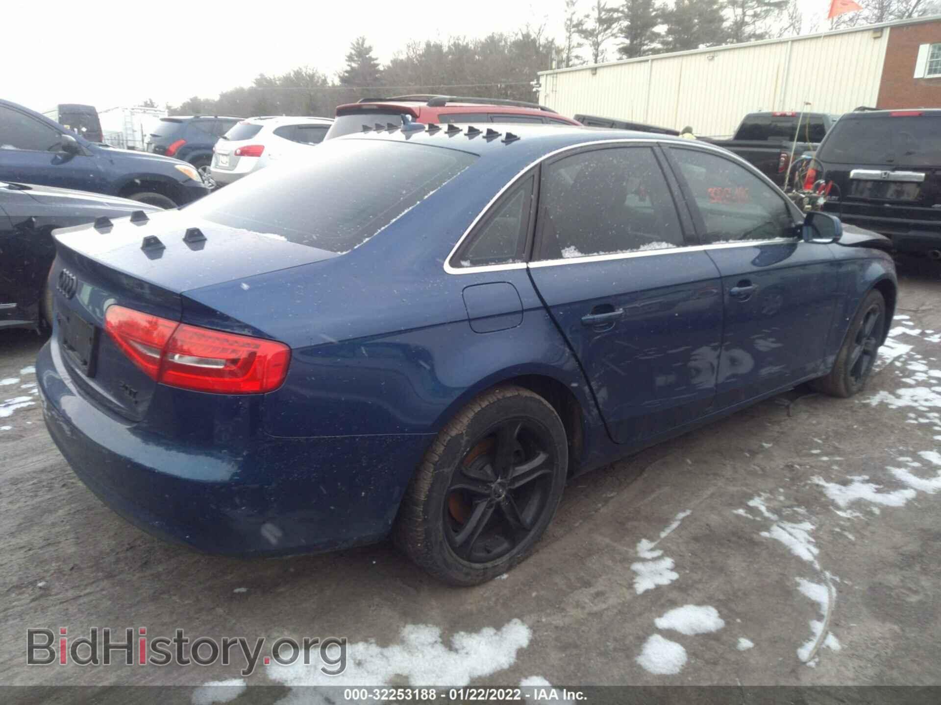 2013 AUDI A4 - VIN: WAUBFAFL0DN048148 - Фото 4