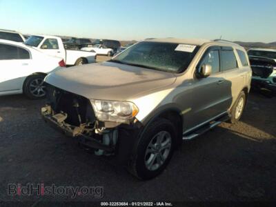 2012 Dodge DURANGO Crew, gold — VIN 1C4RDHDG5CC108845, IAAI