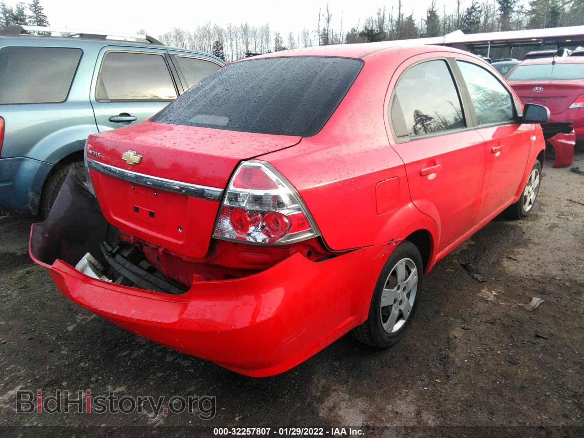 2007 CHEVROLET AVEO - VIN: KL1TD56697B073478 - Фото 4