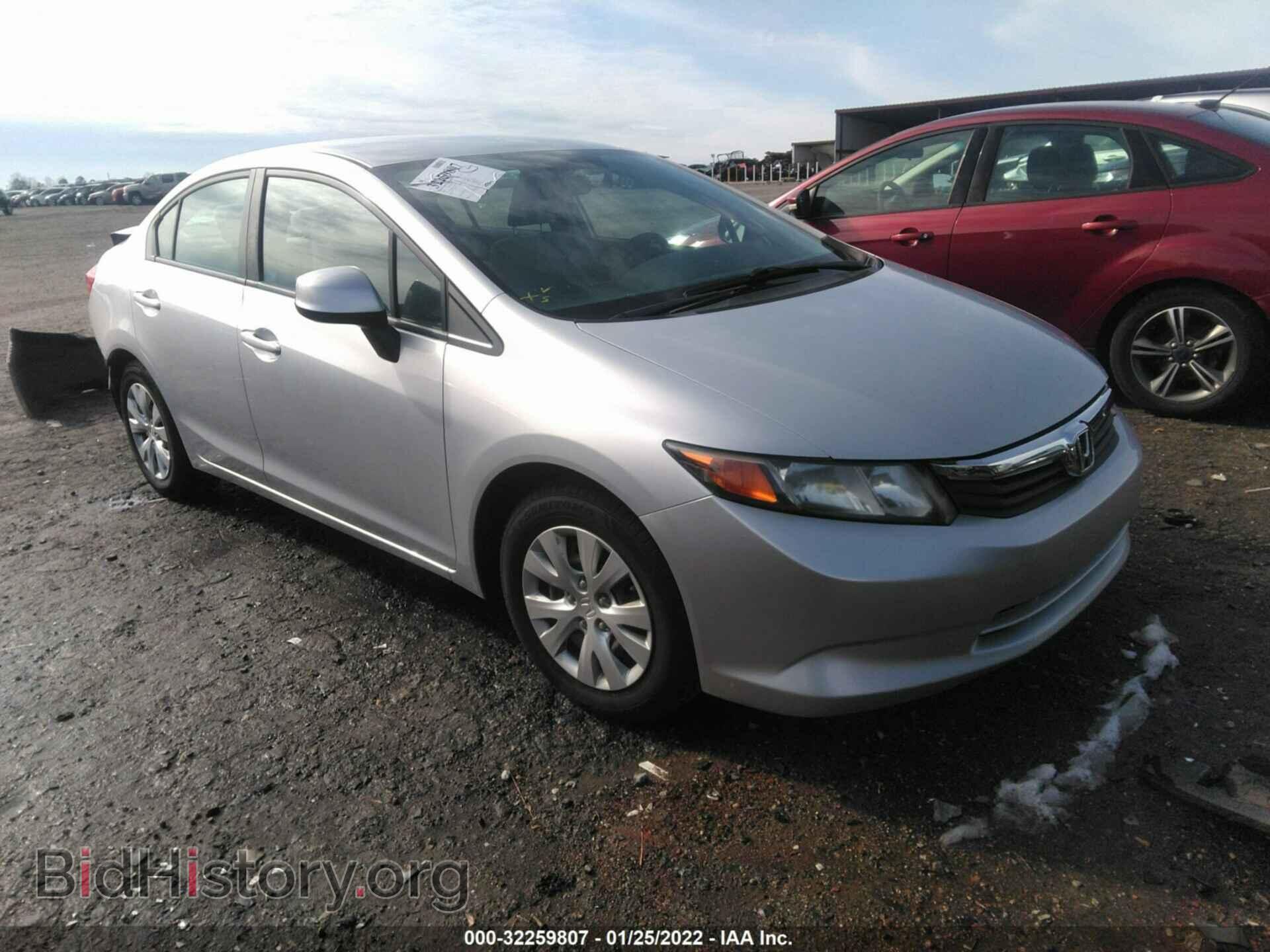 Фотография 2HGFB2F52CH574619 - HONDA CIVIC SDN 2012