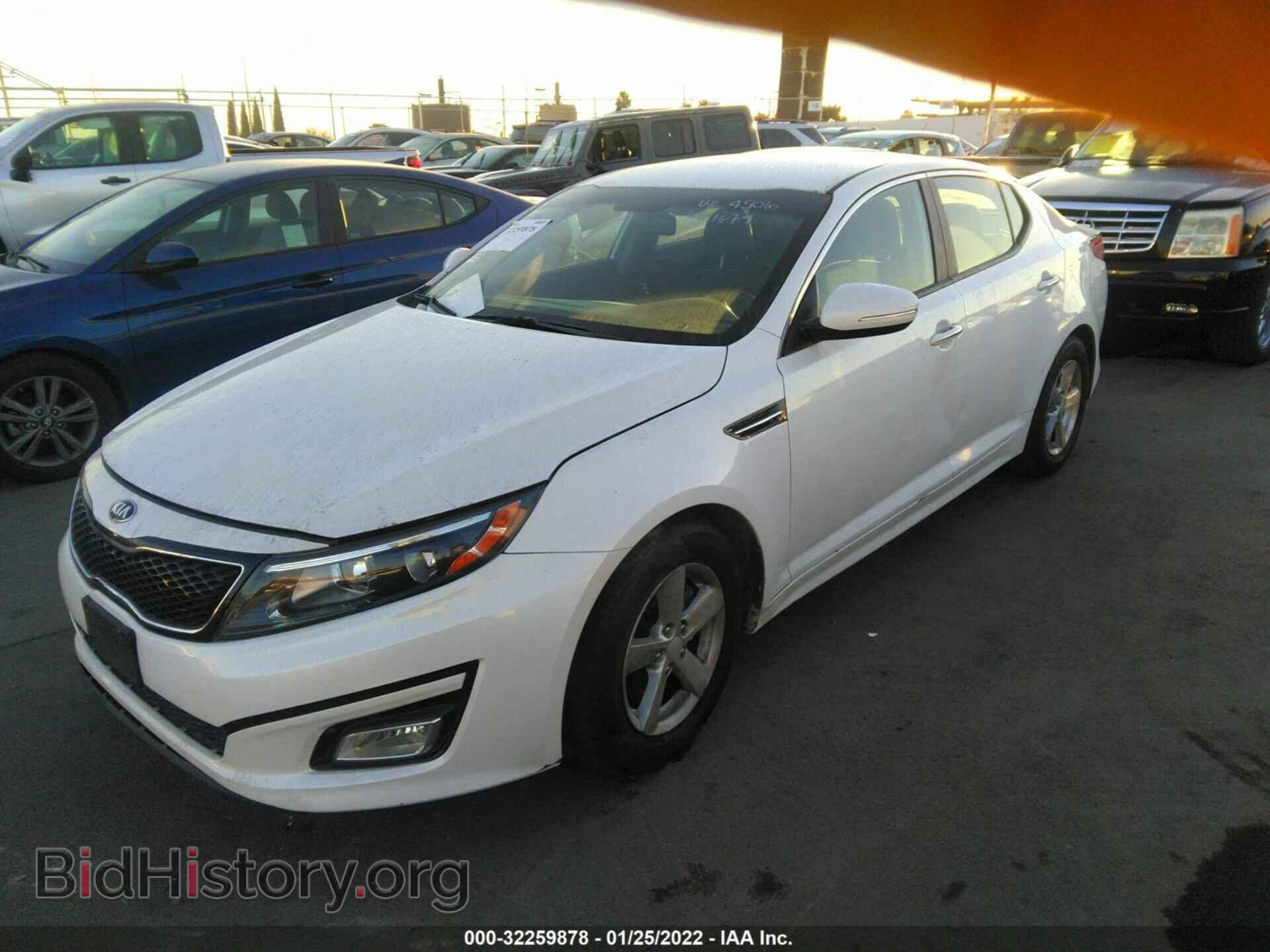 2015 KIA OPTIMA - VIN: KNAGM4A79F5664506 - Фото 2