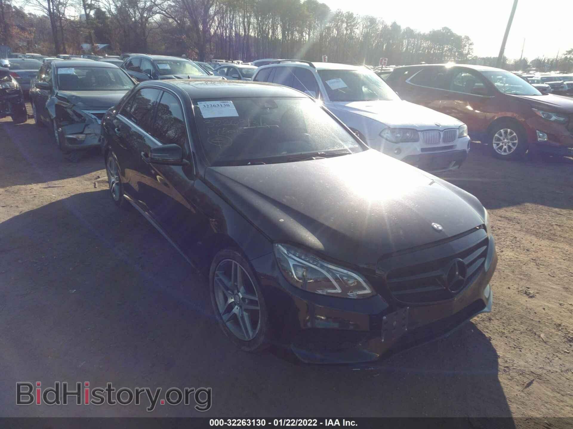 Photo WDDHF8JB2EB042820 - MERCEDES-BENZ E-CLASS 2014