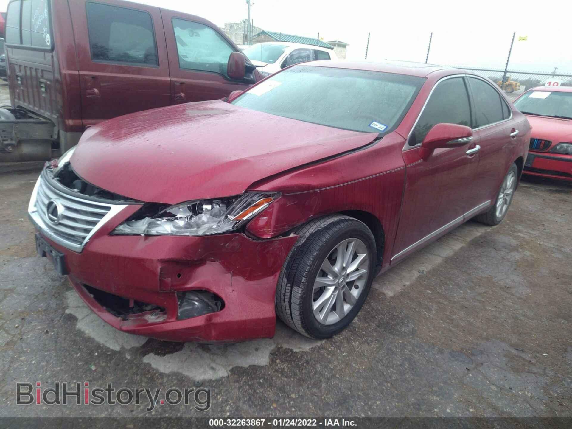 2012 LEXUS ES 350 - VIN: JTHBK1EG8C2496364 - Фото 2