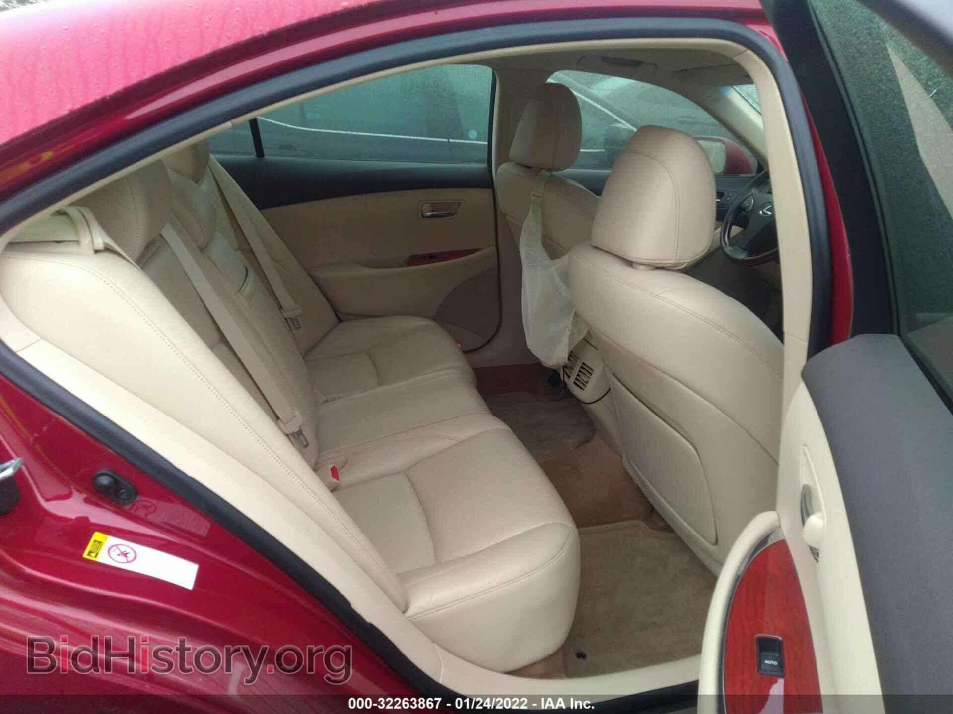 2012 LEXUS ES 350 - VIN: JTHBK1EG8C2496364 - Фото 8
