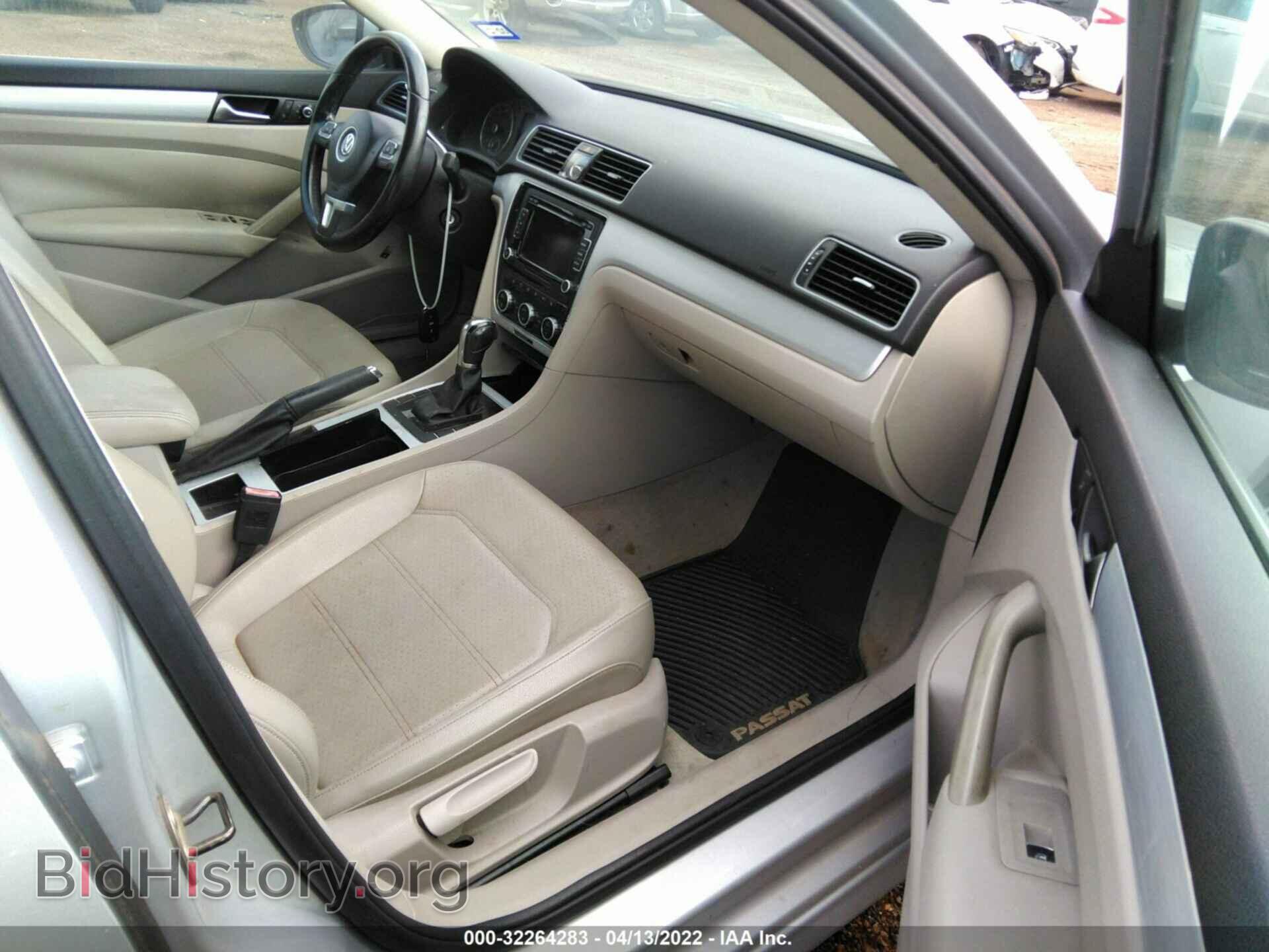 2012 VOLKSWAGEN PASSAT - VIN: 1VWBP7A33CC019499 - Фото 5