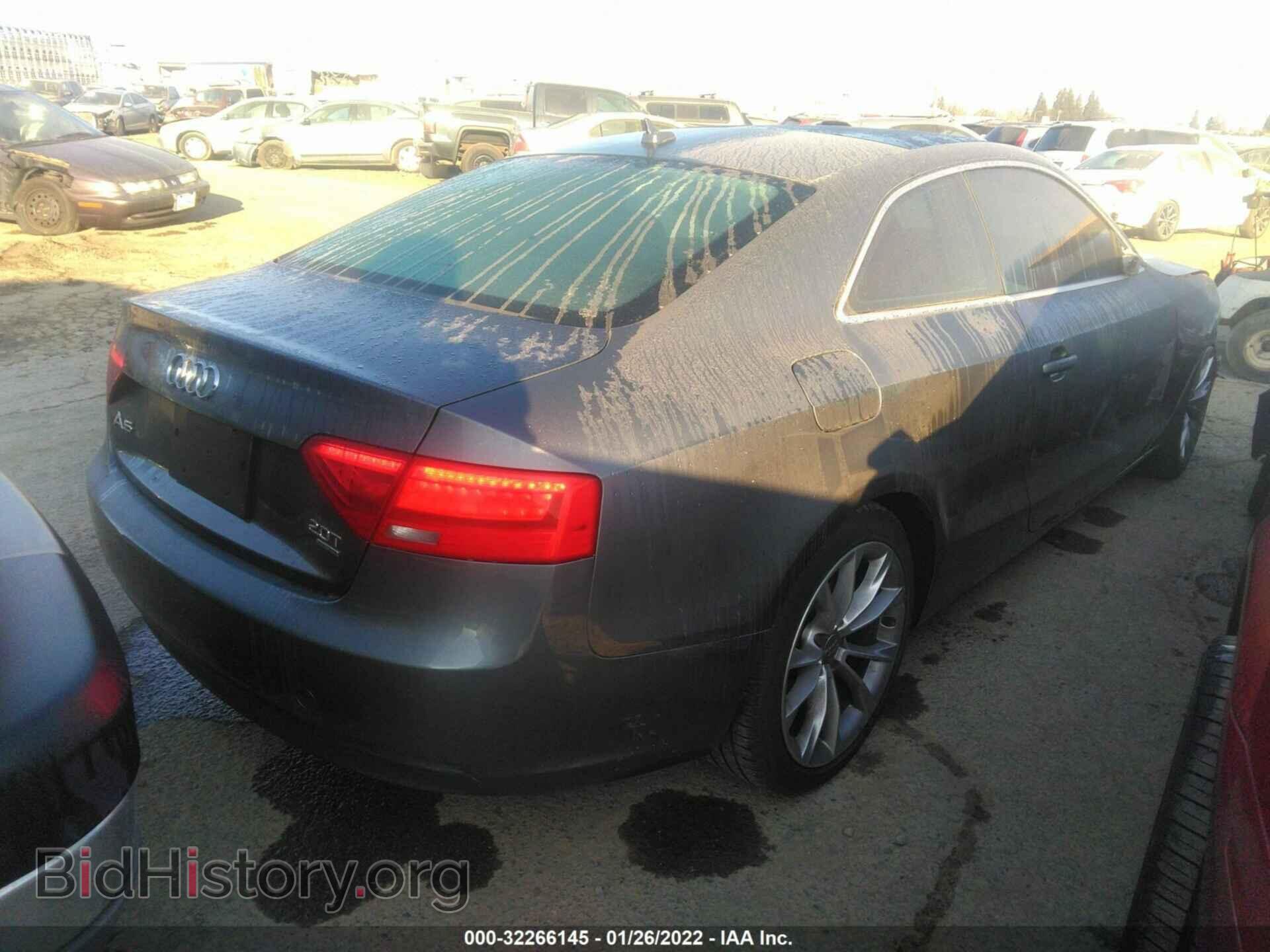 2013 AUDI A5 - VIN: WAUCFAFR8DA072228 - Фото 4