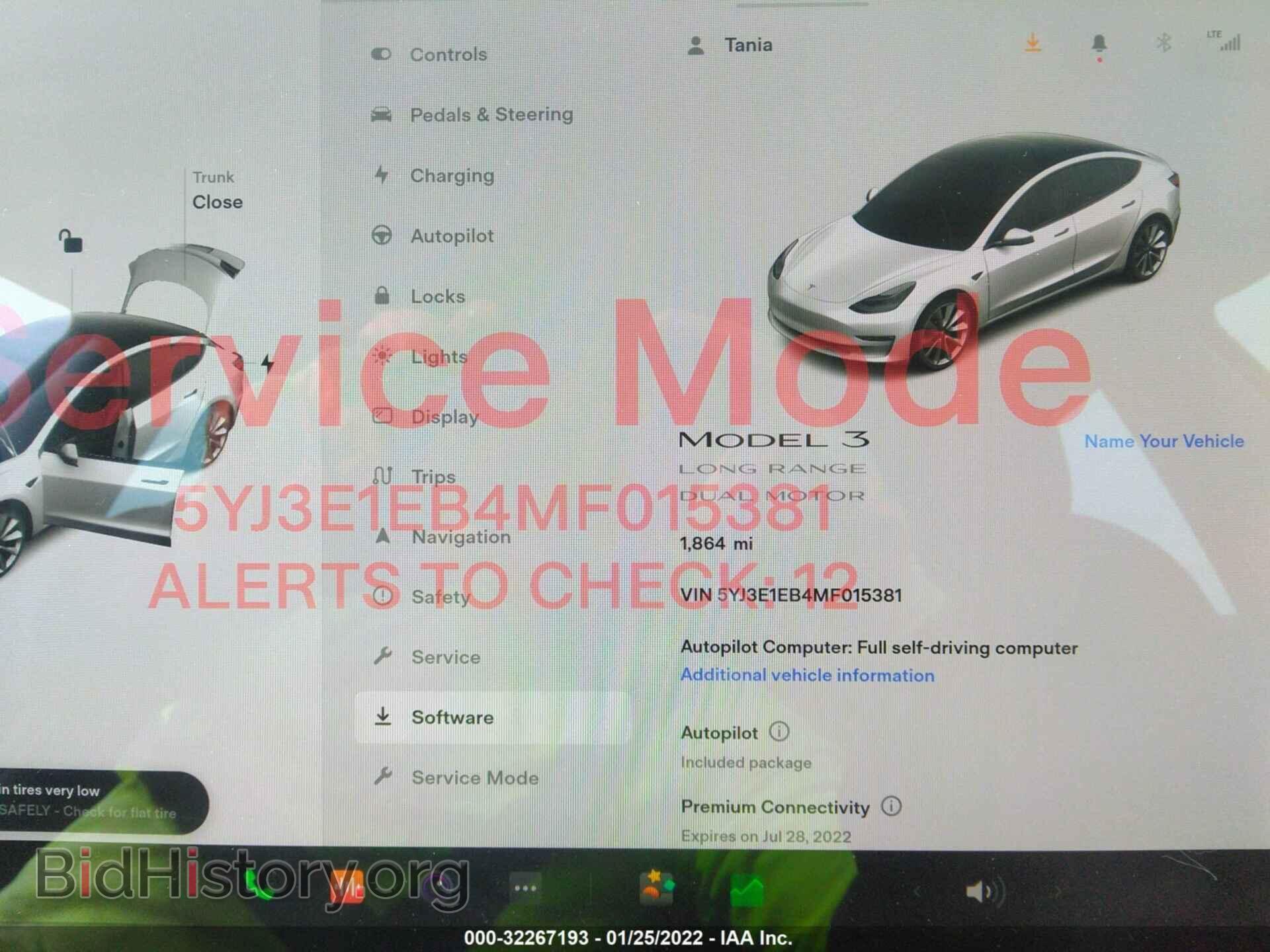 2021 TESLA MODEL 3 - VIN: 5YJ3E1EB4MF015381 - Photo 7